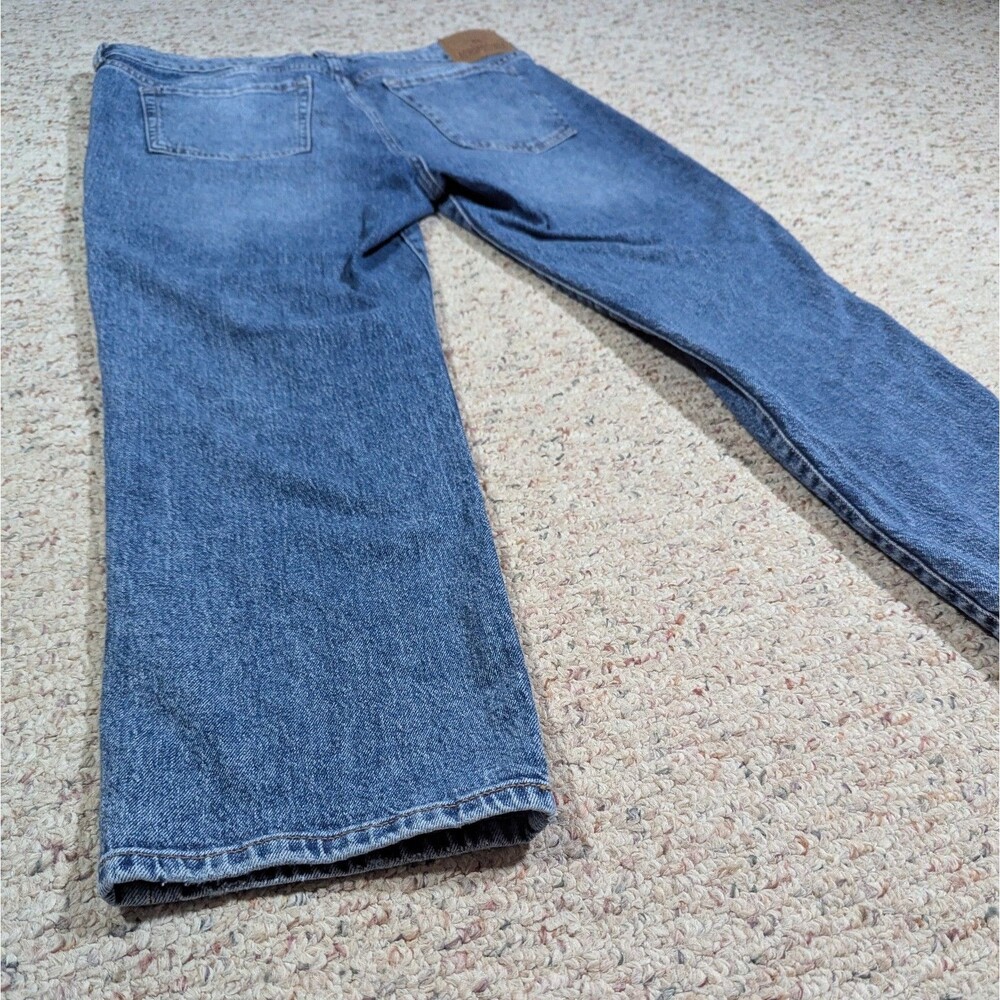Aeropostale Blue Jeans Womens Size 14 Reg Stretch Denim Mid Rise Ankle Straight - Picture 9 of 10